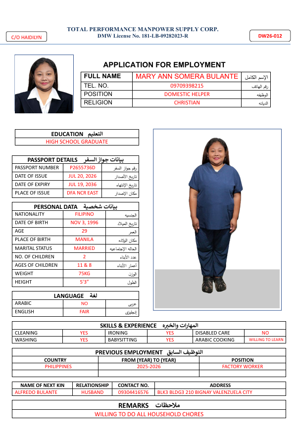 CV